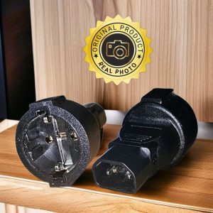 adapter changer socket IEC320 C14 to EU schuko