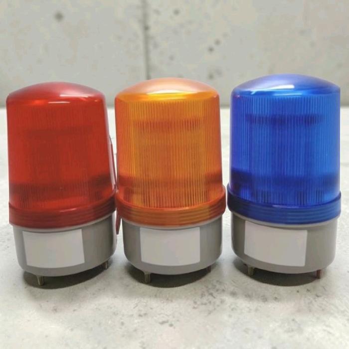 220V 110V 24V 12V lampu darurat peringatan putar nyala led rotary emergency alarm warning lamp - Gambar 3