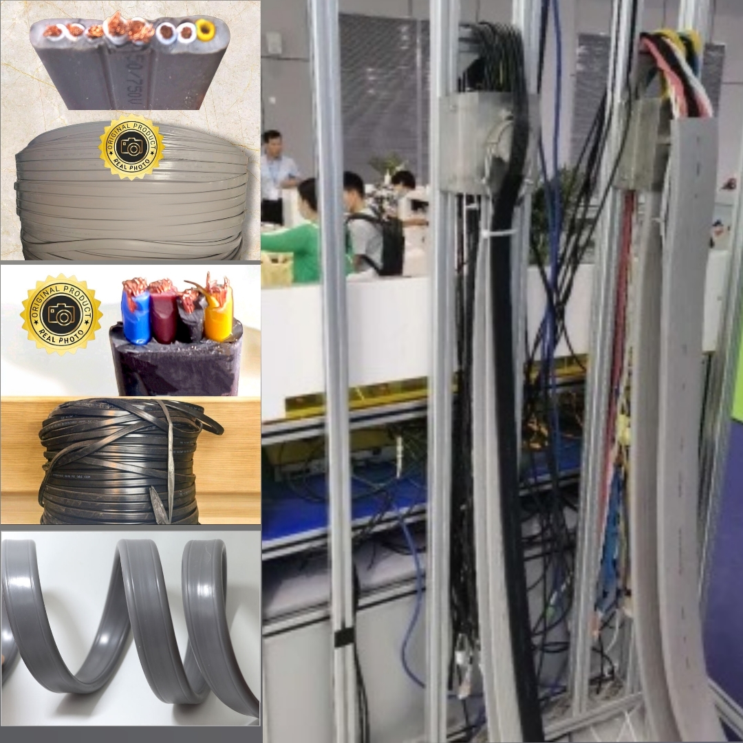 cable hoist lift elevator flat gepeng 8x1.5mm - Gambar 3