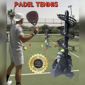 mesin pelontar bola tennis padel ball automatic tosser launcher