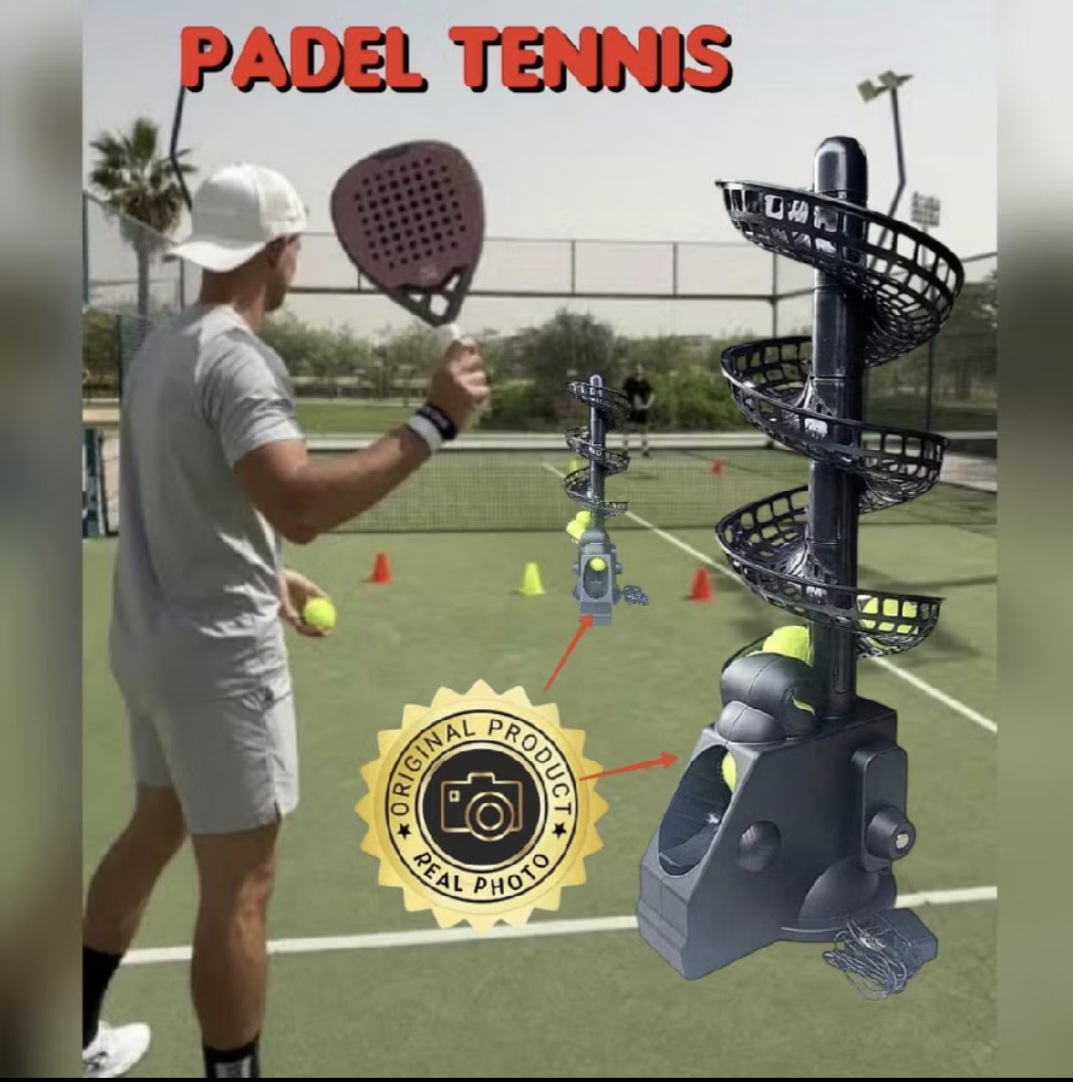 mesin pelontar bola tennis padel ball automatic tosser launcher