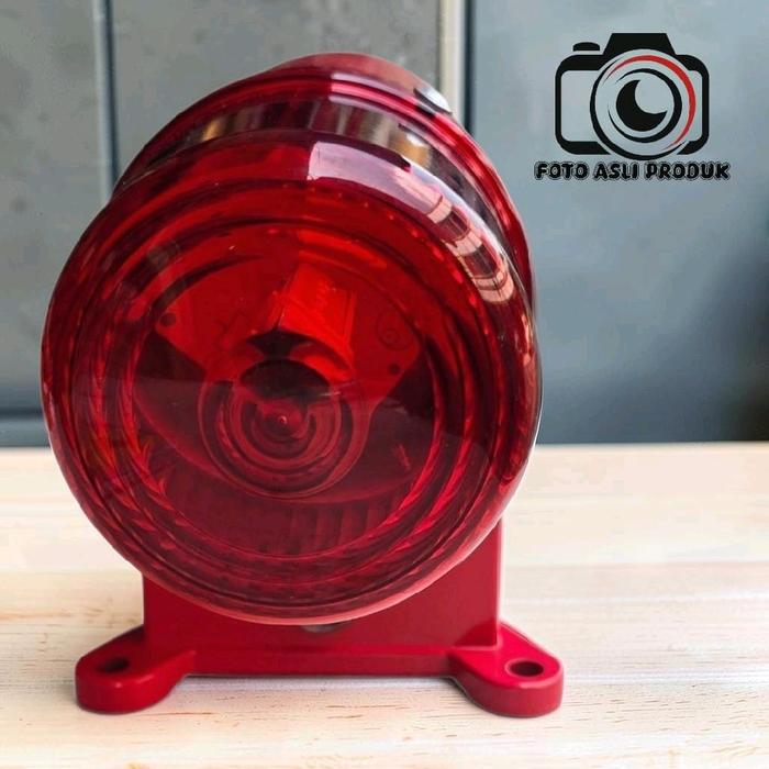 BC-8 Industrial Sound and Light Alarm motor sirine heavy-duty audible and visual warning device crane Alarm Suara dan Cahaya Industri BC-8 adalah perangkat peringatan audio-visual - Gambar 4