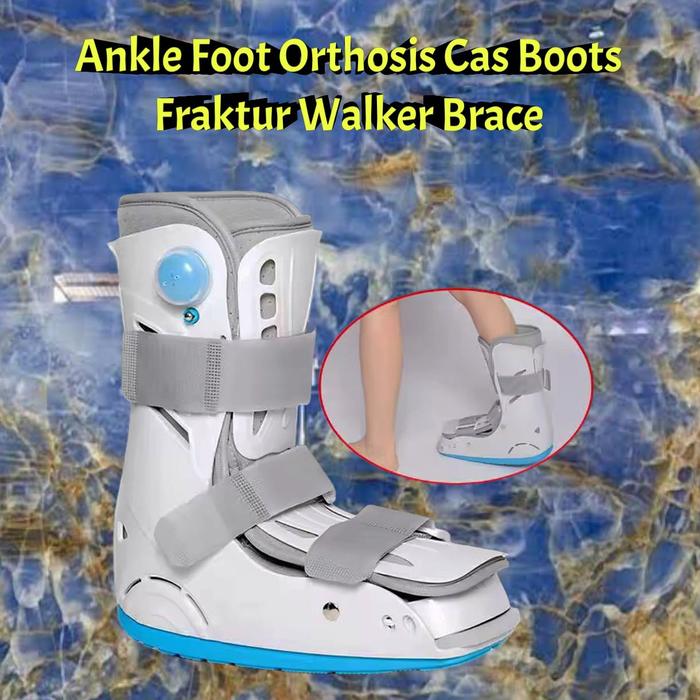 ankle foot orthosis cas boots fraktur walker brace sepatu boot terapi ortopedi pengelangan kaki - Gambar 2