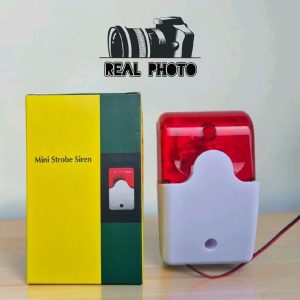 mini strobe sirine 12VDC led rotary red 110db