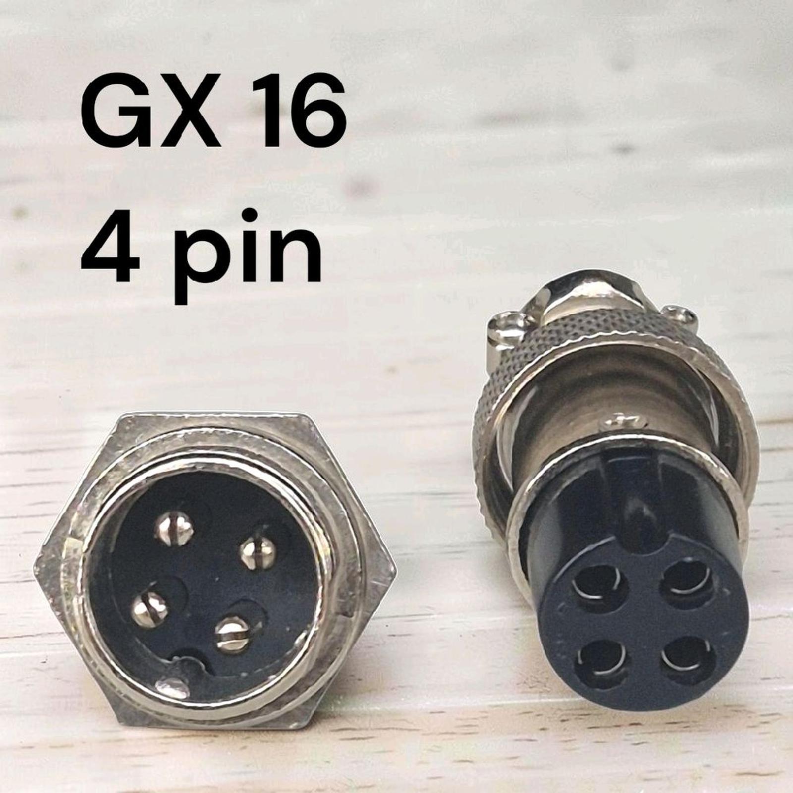 CB4 GX16 4pin jack aviotion wayer connector socket jack plug